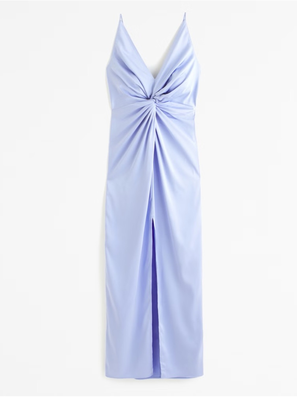 A & F Draped Twist-Front Maxi Dress - Small PETITE